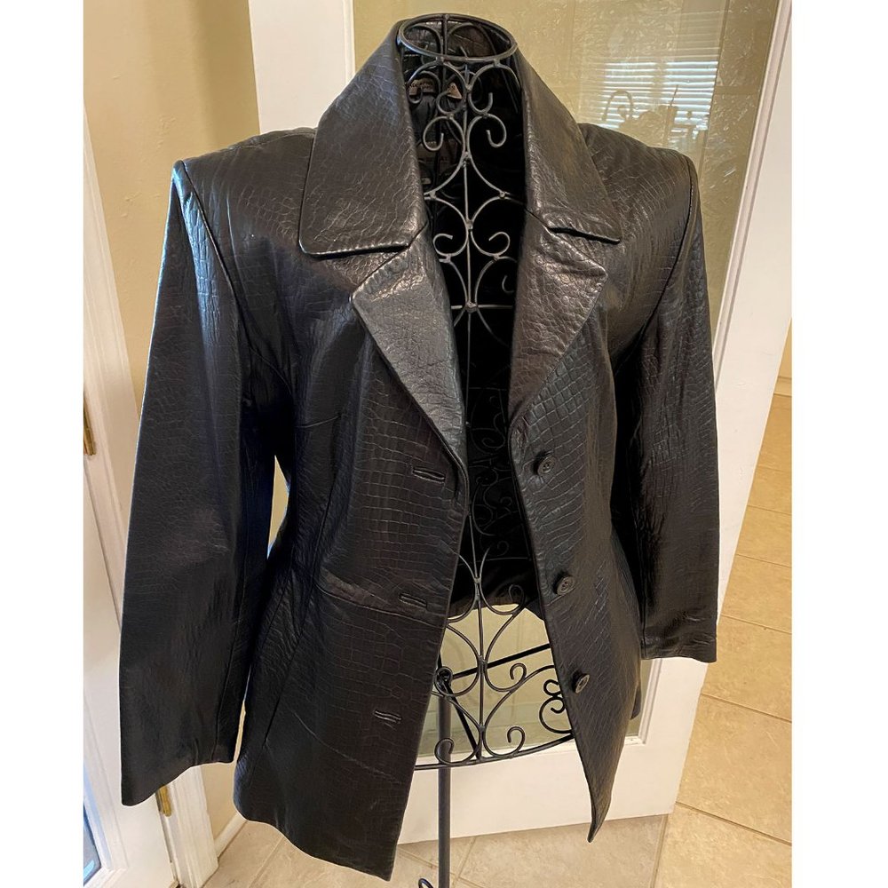**SOLD** Brandon Thomas Black Leather Jacket
